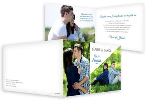 Einladungskarte zur Hochzeit "Bildschön" - Einladungskarte zur Hochzeit "Bildschön" - kartendruckshop.de