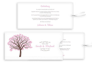 Hochzeitskarte "Baum" - Hochzeitskarte "Baum" - kartendruckshop.de